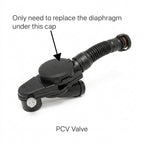 PCV (Positive Crankcase Ventilation) Valve Diaphragm Membrane for Cayenne, Macan, Panamera (2 Pack)